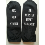 Sokken - sneakersokken voor juf of meester